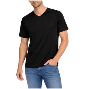 Lululemon Men's Black Metal Vent Tech V-Neck Short Sleeve T-Shirt Size L